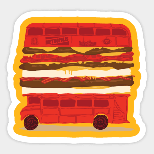 breakfast express Sticker